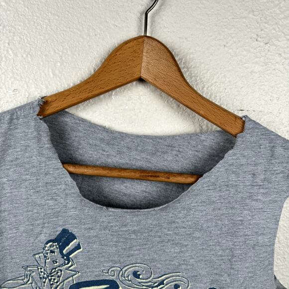 Vintage Social Distortion Shirt Size Small Grey Sleeveless Tank Punk Rock Y2K - Picture 2 of 8